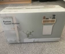 Rattan towel holder unopened