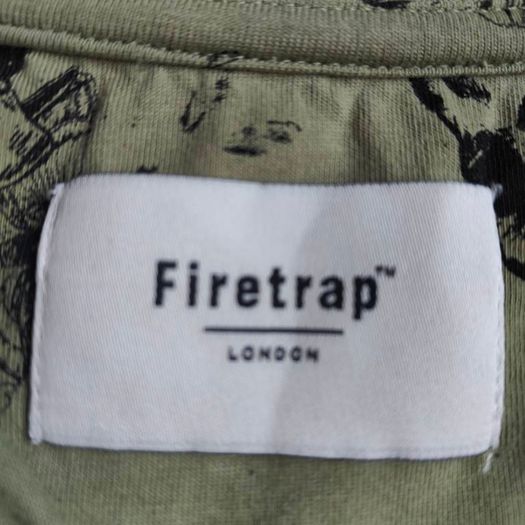 Firetrap Mens Printed Polo Shirt , size M