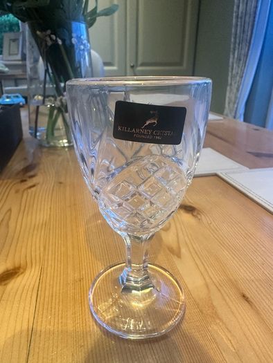 Killarney Crystal Trinity Liqueur / Sherry Glasses
