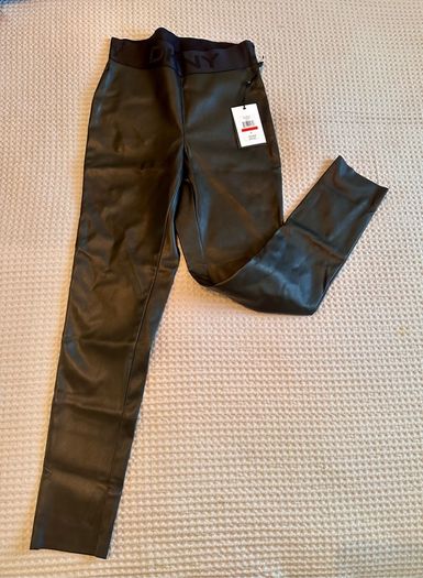 DKNY Leather Leggings Brand New