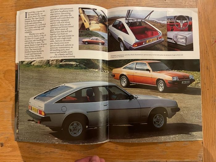 Original Irish OPEL Sales Catalogue