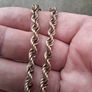 9k Gold Twisted Rope Chain(22",9 grams) Image 7