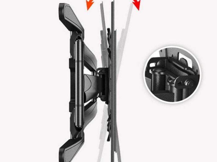 Tv Wall Mount Bracket Tilt Swivel Long Arm 45"-70"