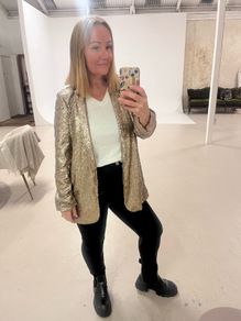 sequin blazer