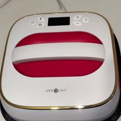 HTV Ront 10x10 portable heat press. With heat resistant tape & dispenser