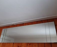 Mirror with Chrome Surround Finish
