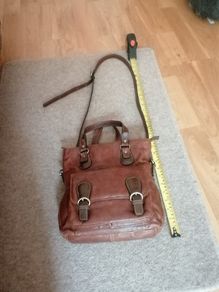 Satchel style bag - real leather