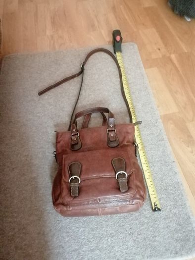 Satchel style bag - real leather