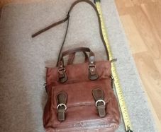 Brown Leather Bag - Satchel style