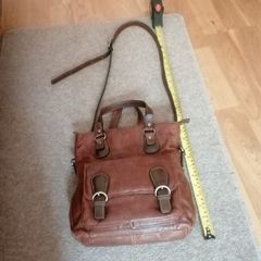 Brown Leather Bag - Satchel style