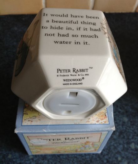 Peter Rabbit Money Box by Wedgwood - 1993
