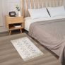 MULTIPLE SIZES AVAILABLE Area Rugs for Bedroom, Cotton Woven Small Rug with Tassels for Living Room Hallway Kitchen Laundry Room, Soft Machine Washable Floor Mat Carpet 60x90cm (Beige Image 6