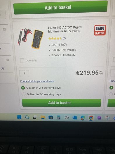 Fluke Multimeter 113