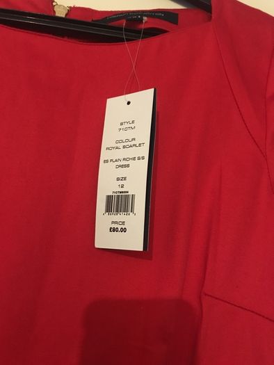 Brand new french connection red dress rrp 80 pounds