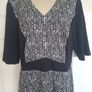 Studio 8 Black & White DRESS Size 18 Image 2