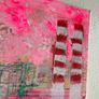 Original Abstract  Framed Poolbeg Chimneys Painting Contemporary Irish  Art Image 4