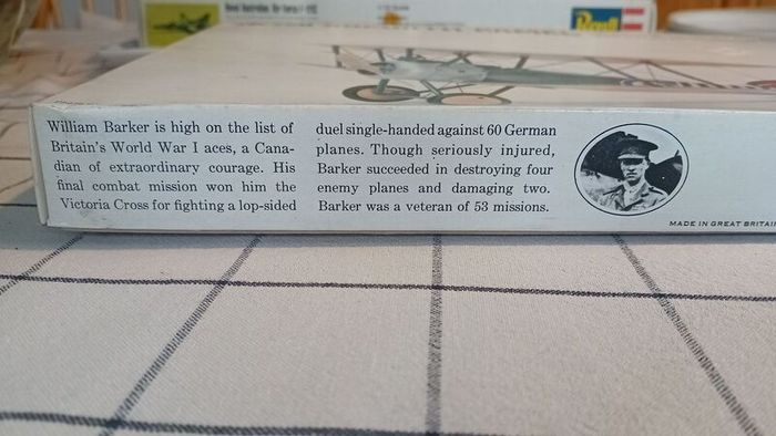 Revell Sopwith Camel,1/28 scale,1969
