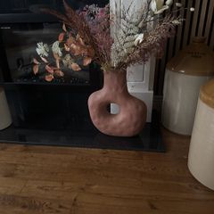Terracotta vase