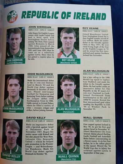 Irl. vs. Latvia, Vintage Souvenir Program