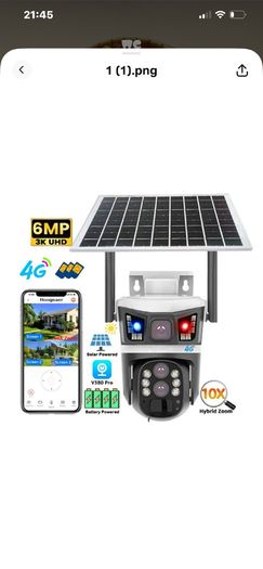 Cctv. Solar SIM card camera ptz