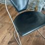 Chrome steel & tempered glass dining tsble & chairs Image 4