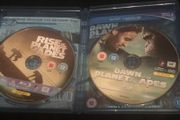Rise &amp; Dawn of the Planet of the Apes Bluray