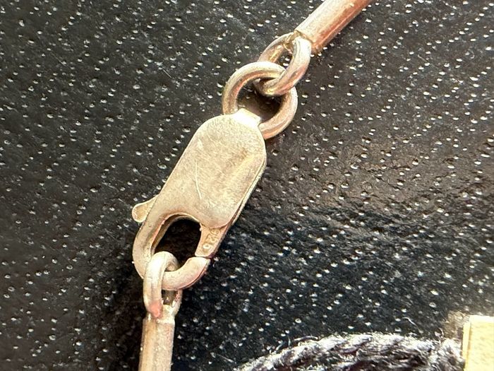 silver necklace
