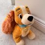 Disney Store Lady And The Tramp approx. 35 cm. length Plush Soft Toy Used Please see photos Image 2