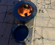 Waste Oil Burner  Workshop & Garage Heater