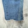 Mens Levis 907 Jeans Size W34 L25, Blue Cut-Off, Straight, Relaxed Fit - Vintage Image 5