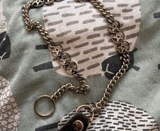 90s goth keychain holder