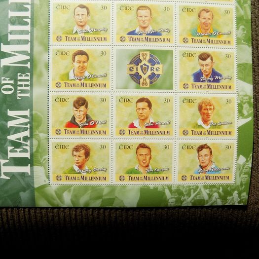 Ireland 1999.GAA Football Team of the Millenium.Full set of 15 Players.MNH.