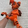 Winnie the Pooh Tigger Plush Disney Soft Toy Wearing Dressing Gown And Night Cap Used Please look at the pictures Image 5