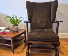 Vintage 1960s Mid-Century Mid-Century Platform Rocker