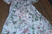White floral dress