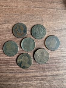 USA Draped Bust Large Cent Coin Lot