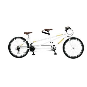 17"/15" Viking Companion 21 Speed 26" Wheel Tandem, White