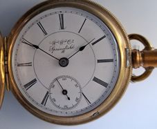 American - W W Co Springfield Pocket Watch - 1870c
