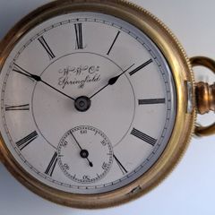American - W W Co Springfield Pocket Watch - 1870c