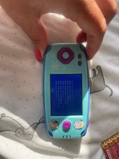 Frozen games console - with instructions