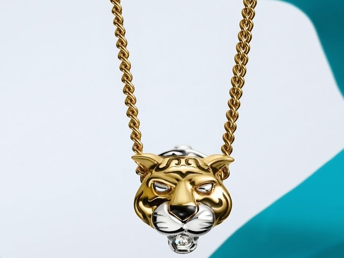 Pandora Disney Princess Jasmine Rajah Lab-grown Diamond Charm New