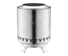 Tabletop Fire Pit 6 inch Stainless Steel Fireplace Indoor Outdoor Silver