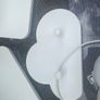 White Cloud Shelves and Coat Hook Set with night light Image 4