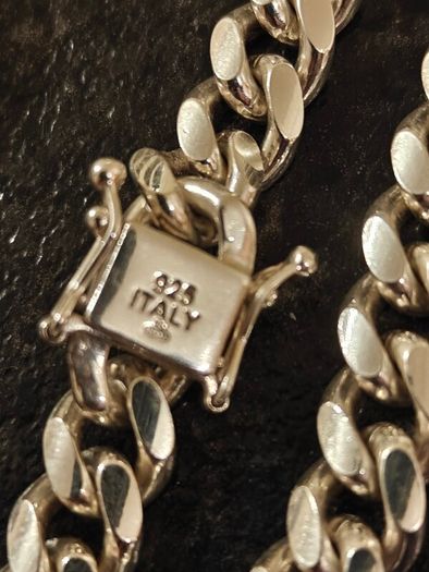 Sterling Silver Miami Cuban Curb  Chain
