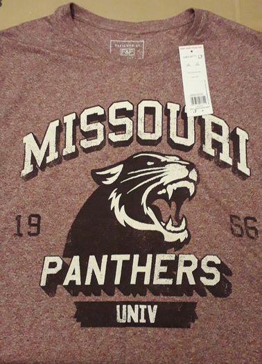 F&F Men's Missouri Panthers XXL T-Shirt (Brand New & Tagged)