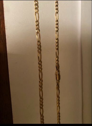 Solid 9ct gold -8 grams -21 inches -vintage chain