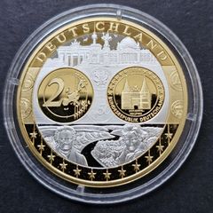 Silver Medal - European Currency Germany 2 Euro Schleswig-Holstein