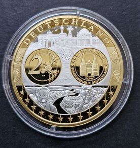 Silver Medal - European Currency Germany 2 Euro Schleswig-Holstein
