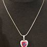 sterling silver heart pendant necklace Image 7