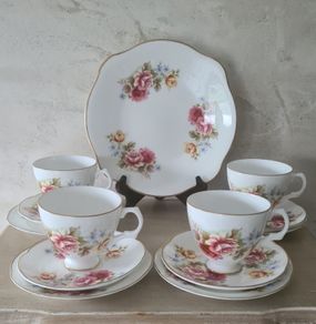 Tea Cups Saucers Plates Serving Plate Royal Tara